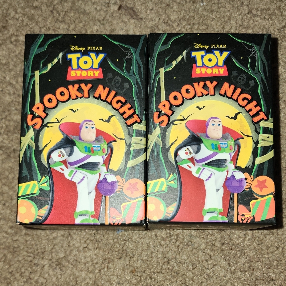 2 Toy Story Buzz Lightyear Spooky Night Action Figures
